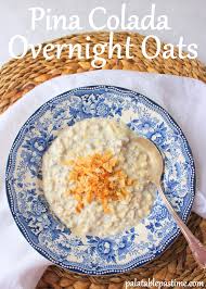 Freeze Dried Pina colada Oatmeal