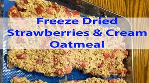 Freeze Dried Strawberry & Cream&nbsp;Oatmeal