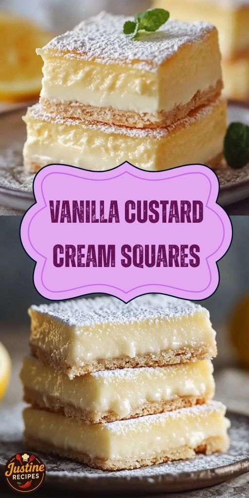 Freeze Dried Vanilla Custard Cream&nbsp;Squares