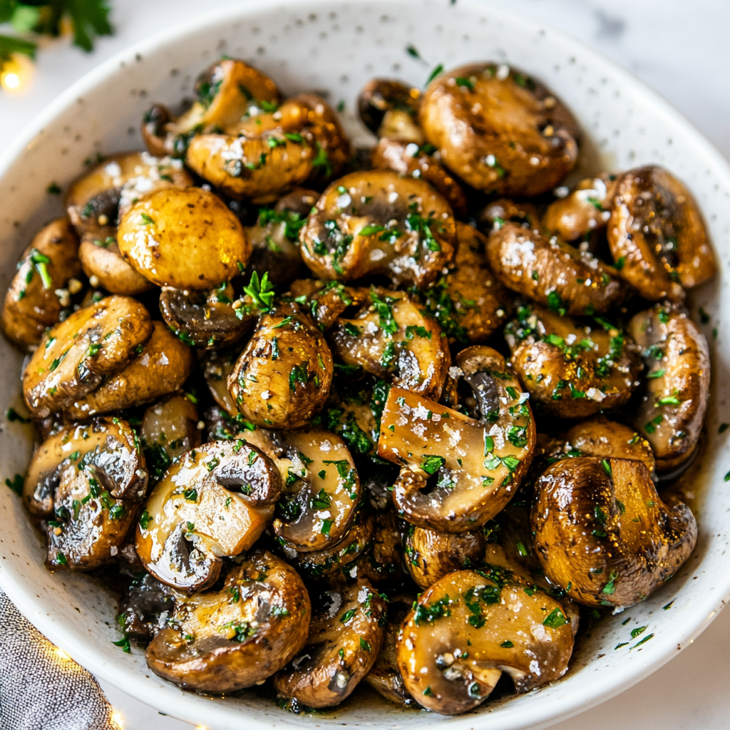 Freeze Dried Garlic Butter&nbsp;Mushrooms